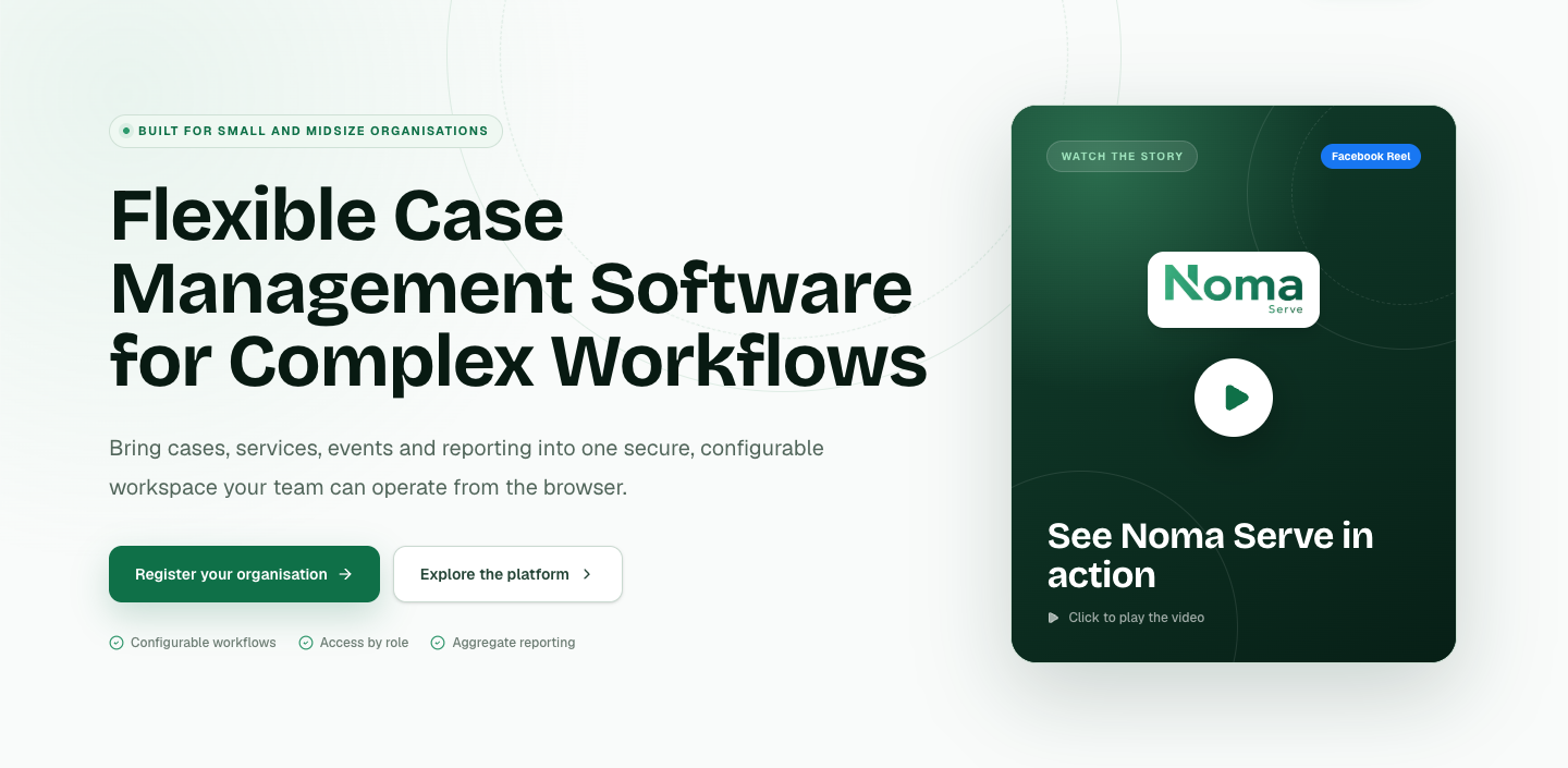 Noma – Case Management software