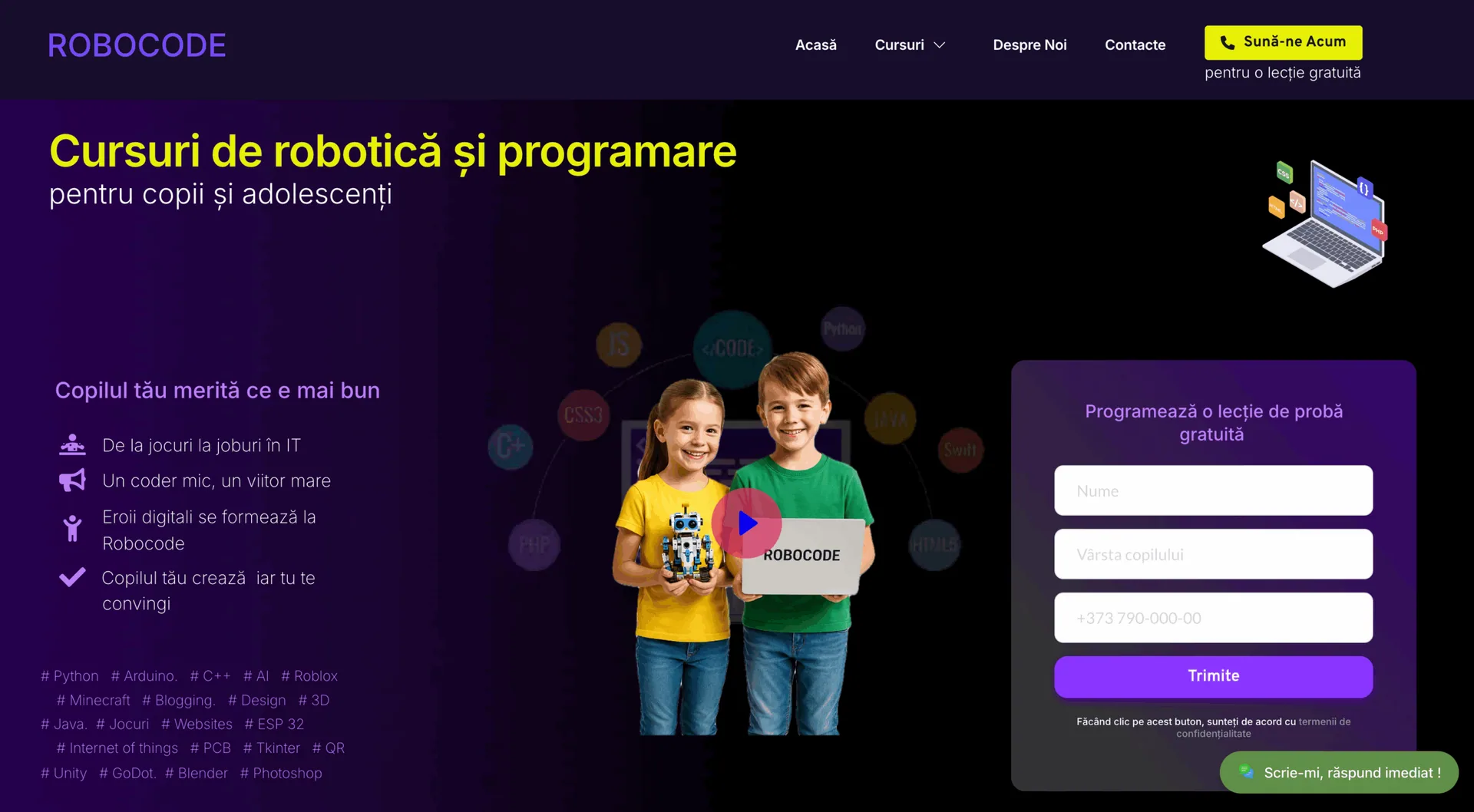 RoboCode — CRM / Website / Europe