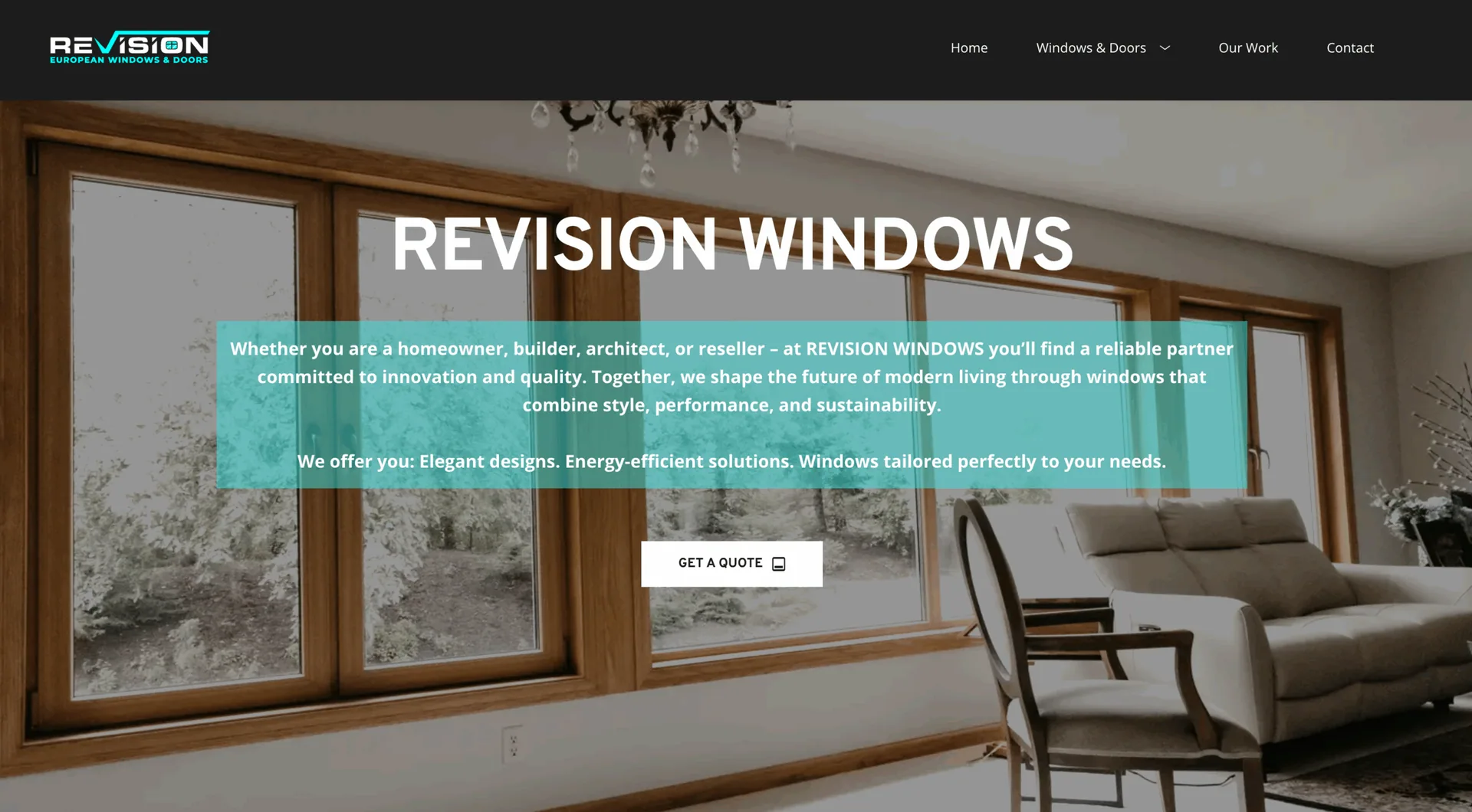Revision Windows — Website / US